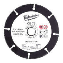 DISQUE CARBURE Ø76 POUR M12 FCOT-0